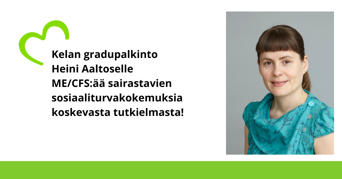 Kelan gradupalkinto Heini Aaltoselle